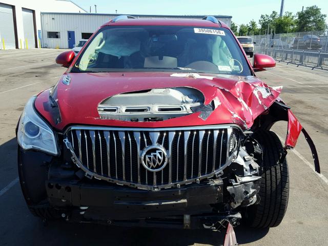 5GAKVCKD2EJ109431 - 2014 BUICK ENCLAVE RED photo 7