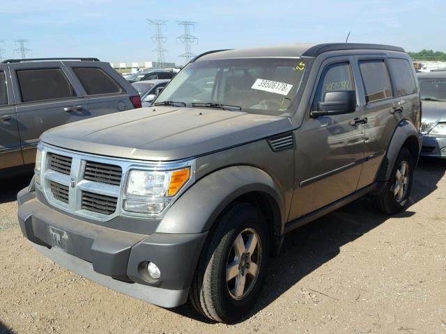 1D8GU28K97W640995 - 2007 DODGE NITRO SXT TAN photo 2