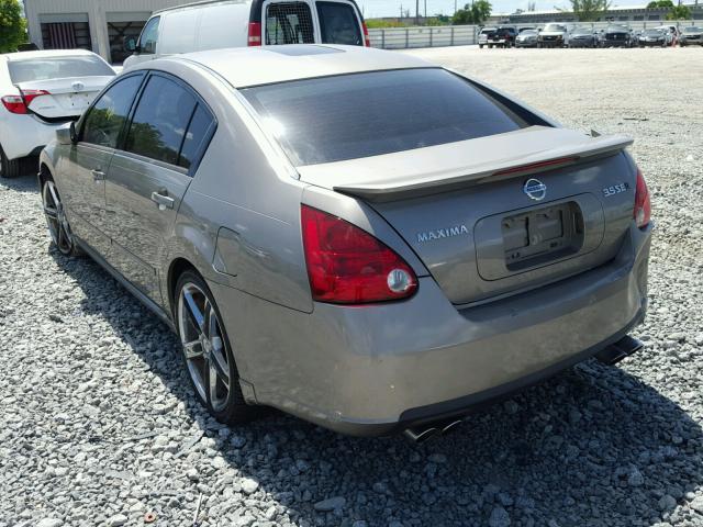 1N4BA41E27C855059 - 2007 NISSAN MAXIMA SE GOLD photo 3