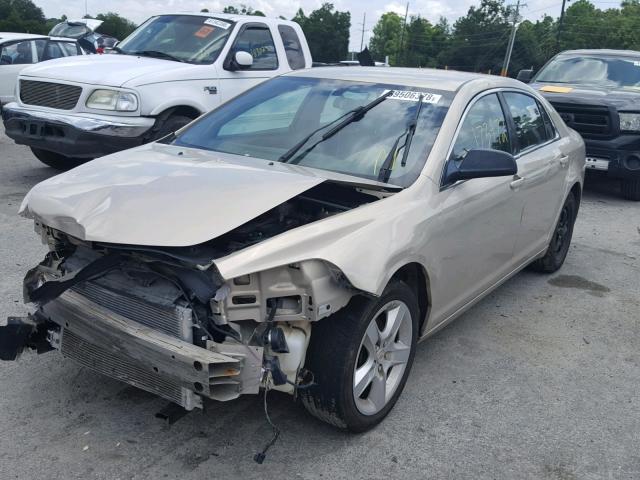 1G1ZA5E00AF282366 - 2010 CHEVROLET MALIBU LS Qəhvəyi foto 2