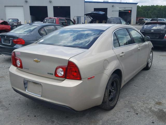 1G1ZA5E00AF282366 - 2010 CHEVROLET MALIBU LS Qəhvəyi foto 4