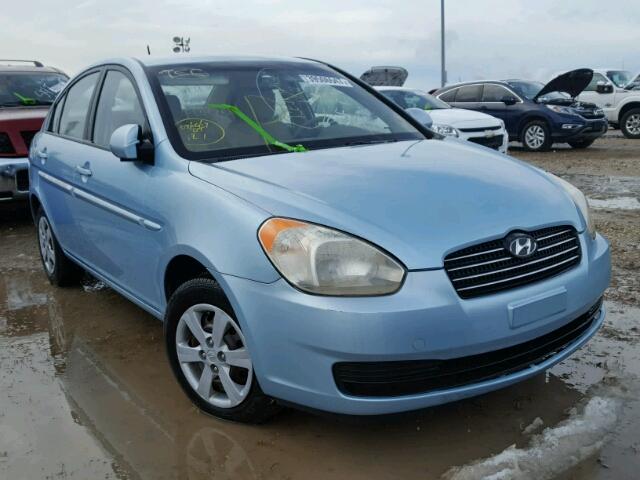 KMHCN46C68U236627 - 2008 HYUNDAI ACCENT BLUE photo 1