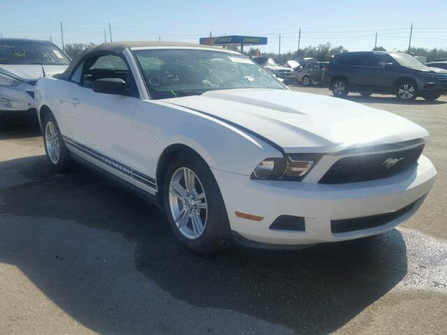 1ZVBP8EN1A5168142 - 2010 FORD MUSTANG WHITE photo 1