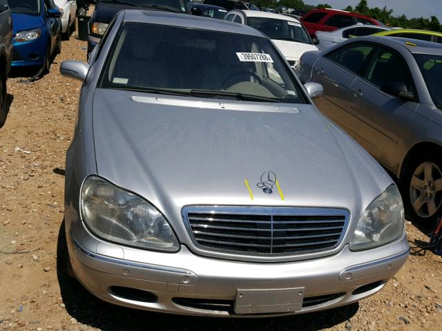 WDBNG78J42A298202 - 2002 MERCEDES-BENZ S 600 SILVER photo 7