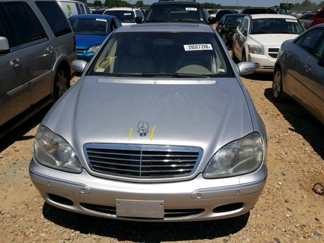 WDBNG78J42A298202 - 2002 MERCEDES-BENZ S 600 SILVER photo 9