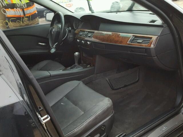 WBANE73587CM52341 - 2007 BMW 530 I BLACK photo 5