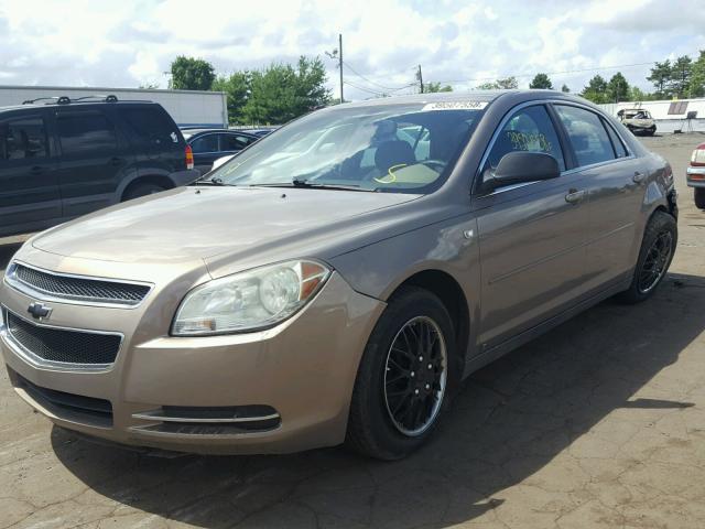 1G1ZG57B18F179237 - 2008 CHEVROLET MALIBU LS GOLD photo 2