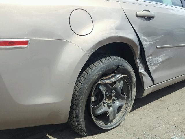 1G1ZG57B18F179237 - 2008 CHEVROLET MALIBU LS GOLD photo 9