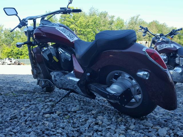 JH2SC6608AK000643 - 2010 HONDA VT1300 CR RED photo 3