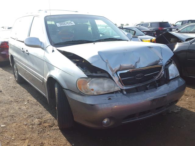 KNDUP132X56731099 - 2005 KIA SEDONA EX SILVER photo 1