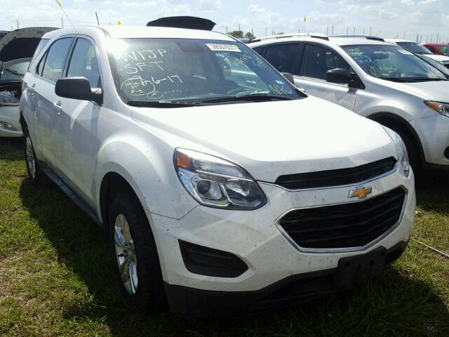 2GNALBEK4G1117524 - 2016 CHEVROLET EQUINOX WHITE photo 1