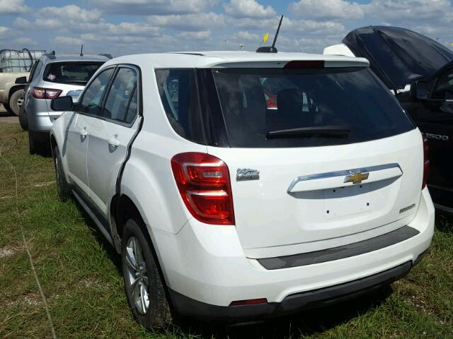 2GNALBEK4G1117524 - 2016 CHEVROLET EQUINOX WHITE photo 3