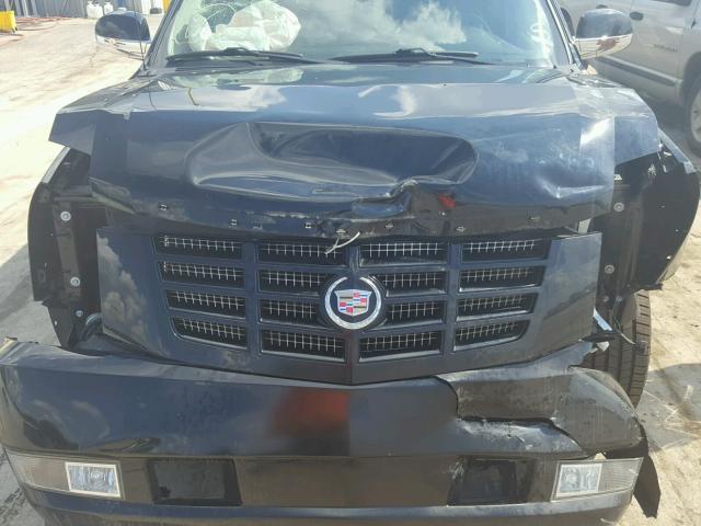 3GYVKMEF8AG261839 - 2010 CADILLAC ESCALADE E BLACK photo 7