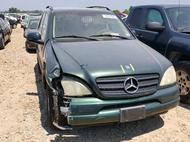 4JGAB54E6YA217894 - 2000 MERCEDES-BENZ ML 320 GREEN photo 7