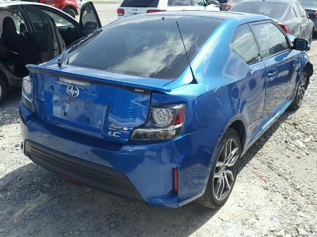 JTKJF5C7XGJ020875 - 2016 TOYOTA SCION TC 蓝色 照片 4