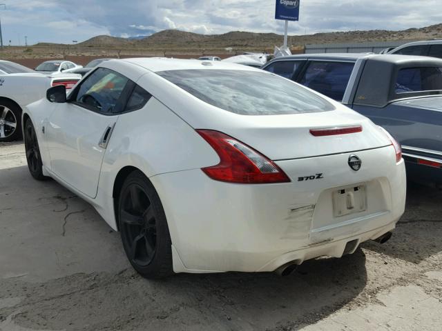 JN1AZ4EHXAM503712 - 2010 NISSAN 370Z WHITE photo 3