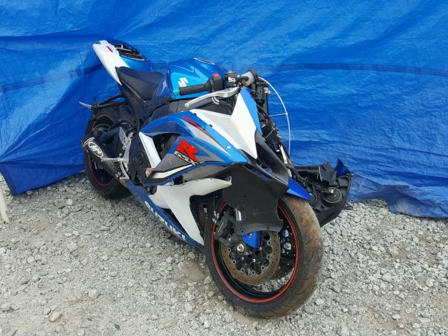 JS1GR7LA492103287 - 2009 SUZUKI GSX-R750 BLUE photo 1