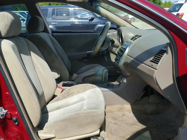 1N4AL11D34C130917 - 2004 NISSAN ALTIMA BAS BURGUNDY photo 5