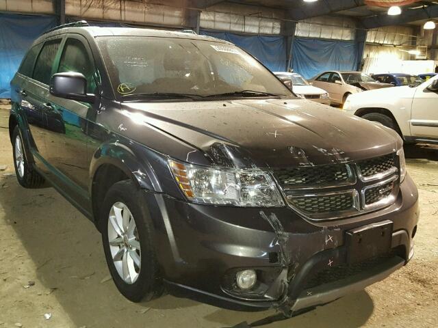 3C4PDCBG4ET182679 - 2014 DODGE JOURNEY SX GRAY photo 1