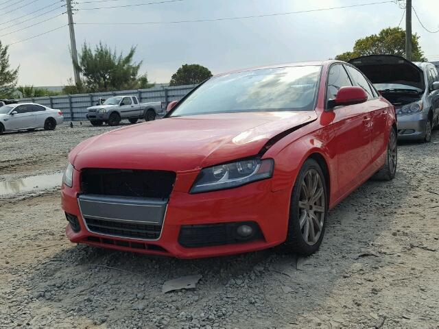 WAUJF78K59N065067 - 2009 AUDI A4 PREMIUM RED photo 2