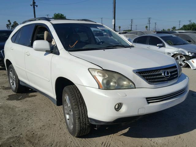 JTJHW31U760012527 - 2006 LEXUS RX 400 WHITE photo 1