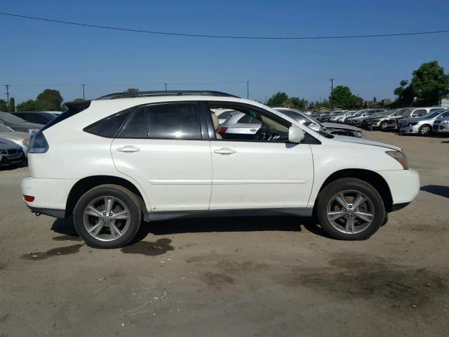 JTJHW31U760012527 - 2006 LEXUS RX 400 WHITE photo 9