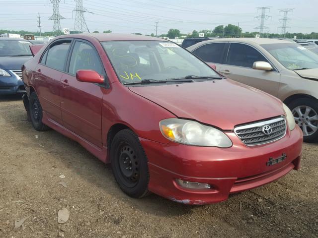 1NXBR32E47Z826065 - 2007 TOYOTA COROLLA S RED photo 1