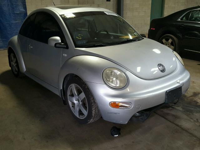 3VWED21C81M480654 - 2001 VOLKSWAGEN NEW BEETLE ვერცხლისფერი ფოტო 1