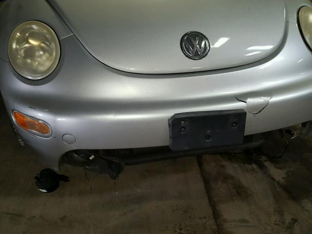 3VWED21C81M480654 - 2001 VOLKSWAGEN NEW BEETLE ვერცხლისფერი ფოტო 9