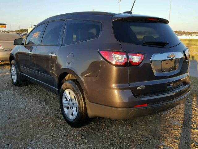 1GNKRFKD3GJ265332 - 2016 CHEVROLET TRAVERSE GRAY photo 3