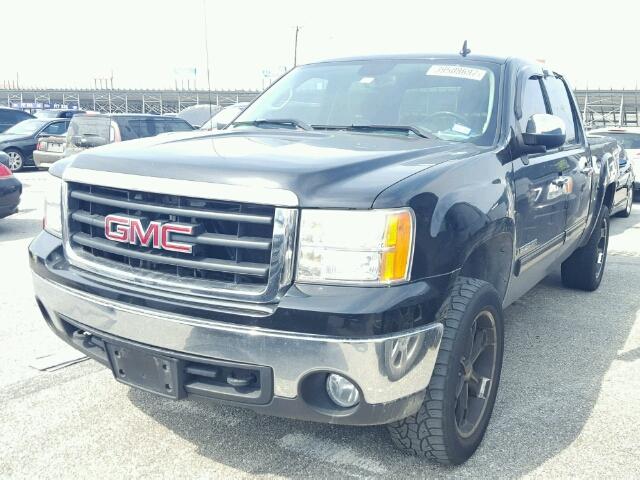 2GTEK13M871549724 - 2007 GMC NEW SIERRA BLACK photo 2