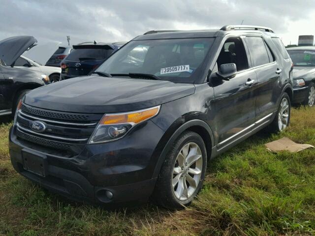 1FMHK7F88BGA65087 - 2011 FORD EXPLORER BLUE photo 2