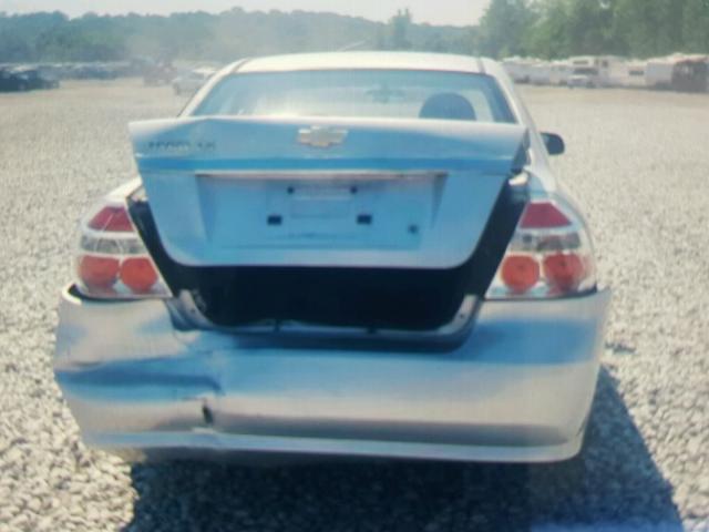 KL1TD56667B153952 - 2007 CHEVROLET AVEO BASE Күміс фото 9
