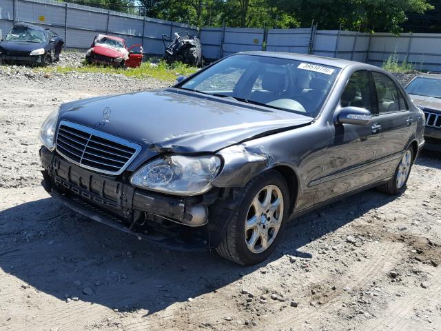 WDBNG83J86A475207 - 2006 MERCEDES-BENZ S 430 4MAT GRAY photo 2