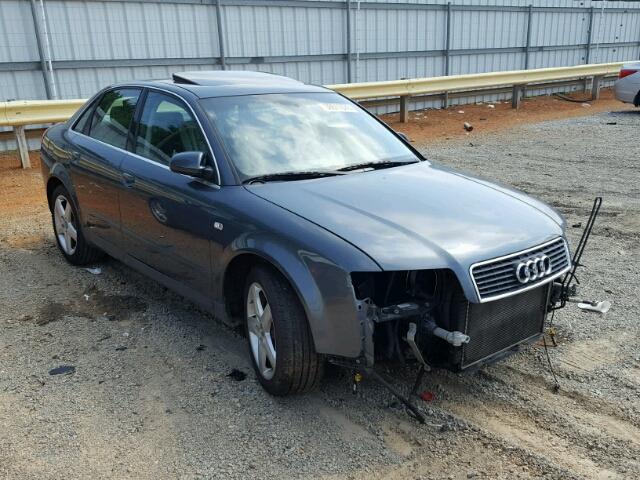 WAUJT68EX3A139157 - 2003 AUDI A4 3.0 GRAY photo 1