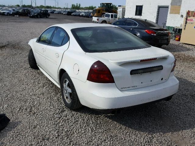 2G2WP522941130973 - 2004 PONTIAC GRAND PRIX WHITE photo 3