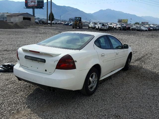 2G2WP522941130973 - 2004 PONTIAC GRAND PRIX WHITE photo 4