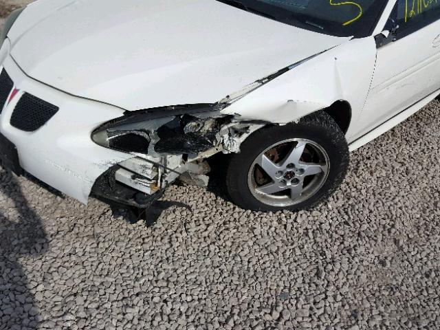 2G2WP522941130973 - 2004 PONTIAC GRAND PRIX WHITE photo 9