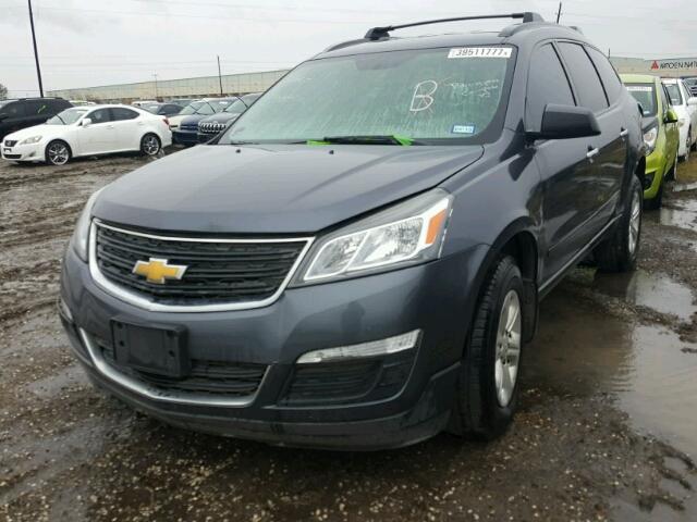 1GNKRFED0DJ132910 - 2013 CHEVROLET TRAVERSE GRAY photo 1