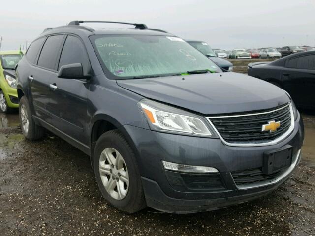 1GNKRFED0DJ132910 - 2013 CHEVROLET TRAVERSE GRAY photo 2