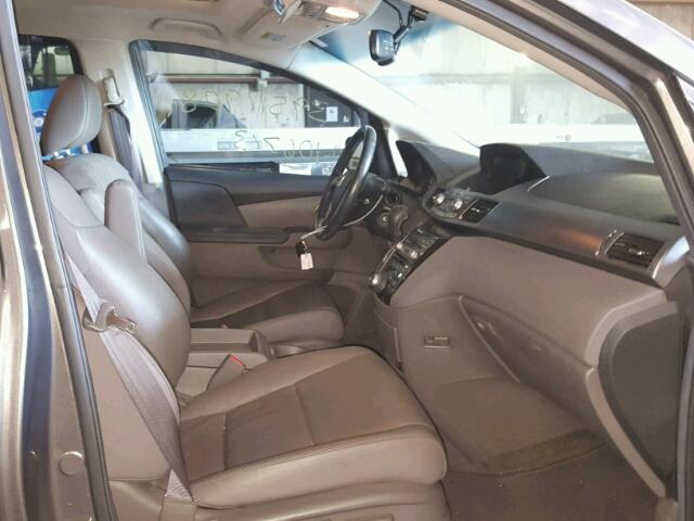 5FNRL5H92DB002855 - 2013 HONDA ODYSSEY TO GRAY photo 5