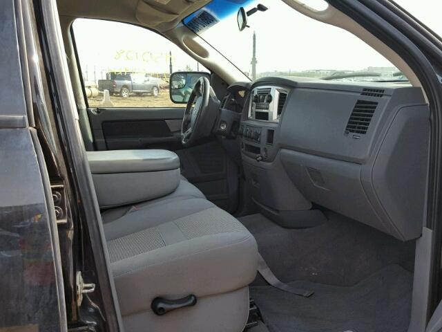 3D7KS28D07G811640 - 2007 DODGE RAM 2500 S BLACK photo 5