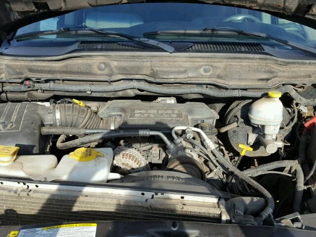 3D7KS28D07G811640 - 2007 DODGE RAM 2500 S BLACK photo 7