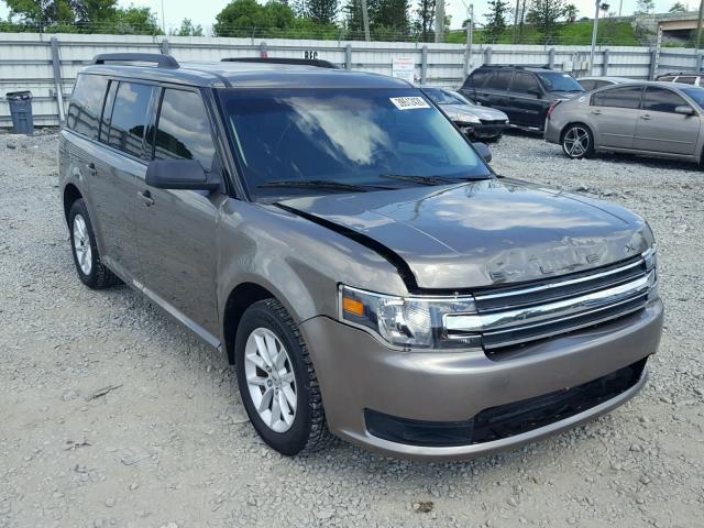 2FMGK5B85EBD18397 - 2014 FORD FLEX SE GRAY photo 1