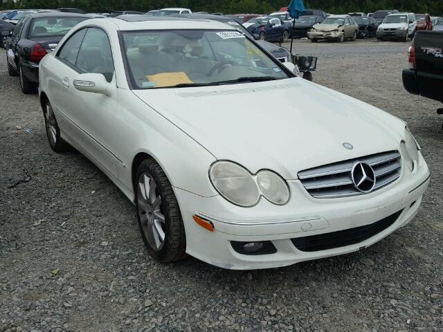 WDBTJ56J67F233197 - 2007 MERCEDES-BENZ CLK 350 WHITE photo 1