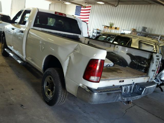 3C6TD5HTXCG282491 - 2012 DODGE RAM 2500 S WHITE photo 3