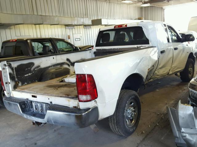 3C6TD5HTXCG282491 - 2012 DODGE RAM 2500 S WHITE photo 4