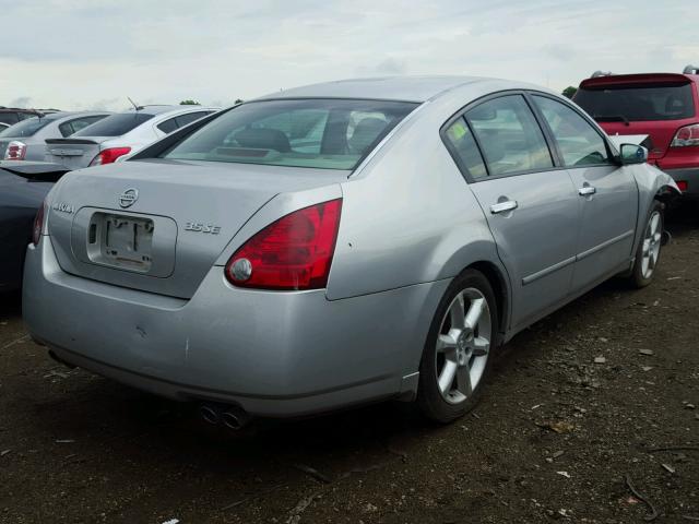 1N4BA41E36C824630 - 2006 NISSAN MAXIMA SE SILVER photo 4