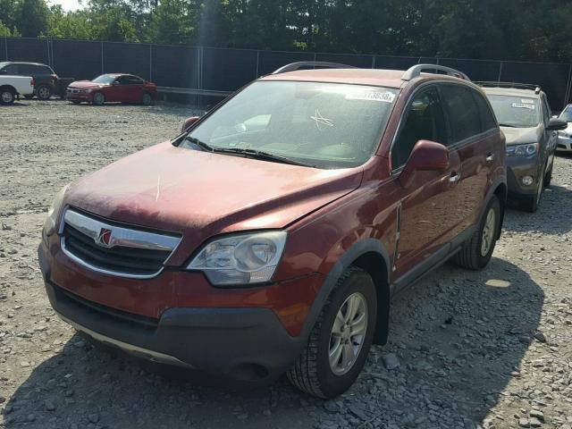 3GSCL33P38S686347 - 2008 SATURN VUE XE RED photo 2
