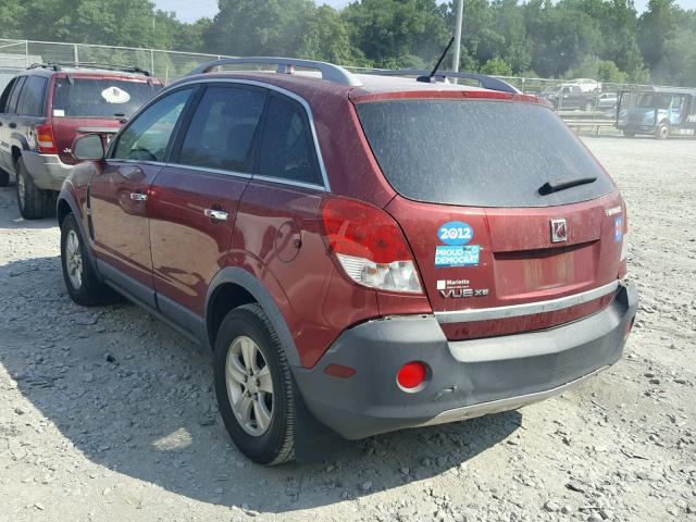 3GSCL33P38S686347 - 2008 SATURN VUE XE RED photo 3